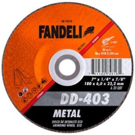 Fandeli - Disco De Desbaste Metal Dd403 7 Plg 5 Pz - HFAS74816