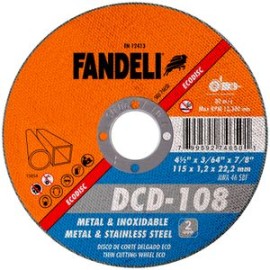 Fandeli - Disco De Corte Delgado Eco Dcd108 4 1/2 Plg 10 Pz - HFAS74650