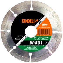 Fandeli - Disco Diamante Segmentado Di801 4 1/2 Plg - HFAS72958