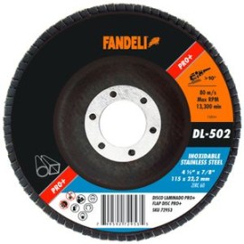 Fandeli - Disco Laminado Acero Inoxidable Dl502 4 1/2 Plg 5 Pz - HFAS72953