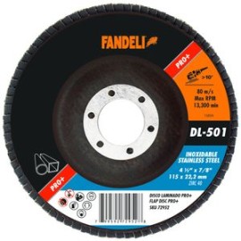 Fandeli - Disco Laminado Acero Inoxidable Dl501 4 1/2 Plg 5 Pz - HFAS72952