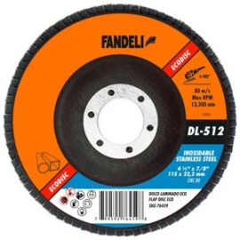 Fandeli - Disco Laminado Acero Inoxidable Dl512 4.5 Plg 5 Pz - HFAS76459