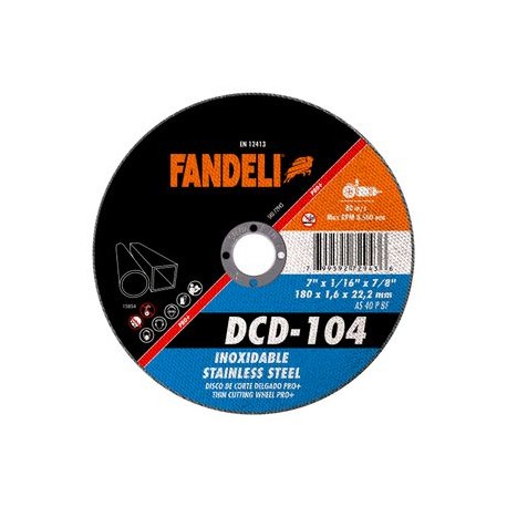 Fandeli - Disco Corte Delg Inx Pro Dcd104 7 Plg 25 Pz - HFAS72943