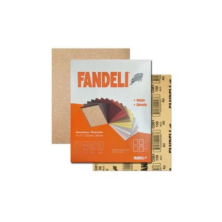 Fandeli - Lija Para Madera C081 150 23 X 28 Cm 50 Pz - HFAR780