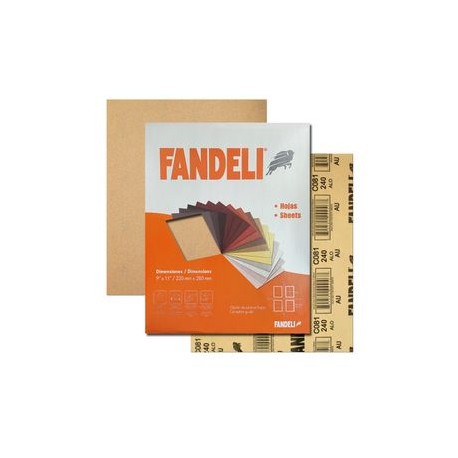 Fandeli - Lija Para Madera C081 240 23 X 28 Cm 50 Pz - HFAR11841