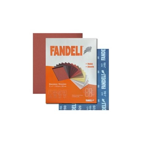 Fandeli - Lija De Tela X-86 036 23 X 28 Cm 25 Pz - HFAR089