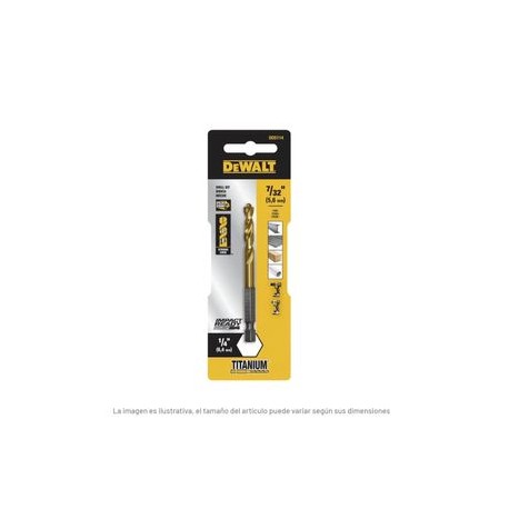 DeWalt - Broca De Titanio DD5114 7/32 Plg - HDW5114