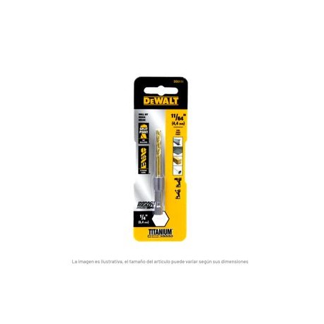 DeWalt - Broca De Titanio DD5111 11/64 Plg - HDW5111