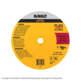 DeWalt - Disco De Corte Para Metal 9 Plg FlexVolt DWAFV8918 - HDWAFV8918