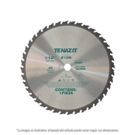 Austromex - 2109. Sierra Circular 14 Plg Para Madera 2109 Tenazit 40 Dientes - QAX2109