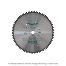 Austromex - 2107. Sierra Circular 14 Plg Para Acero 2107 Tenazit 80 Dientes - QAX2107