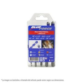 Blue Force - Broca Multiusos BF0655 Juego de 5 Pz. - HBF0655