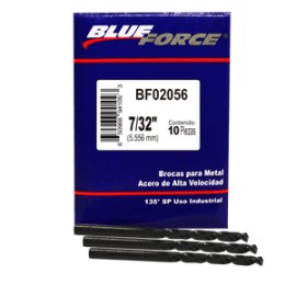 Blue force - 10 BROCAS PARA METAL DE 7/32 plg - HBF02056