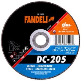 Fandeli - Disco De Corte 74400 7 Plg 10 Pz - HFAS74400